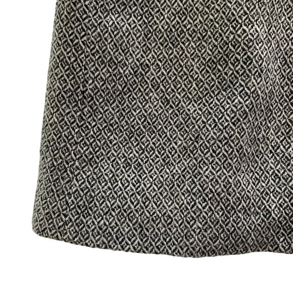 Vintage Arden B Gray Crochet Detail Victorian Coat Button Down Peacoat Small - Picture 13 of 14